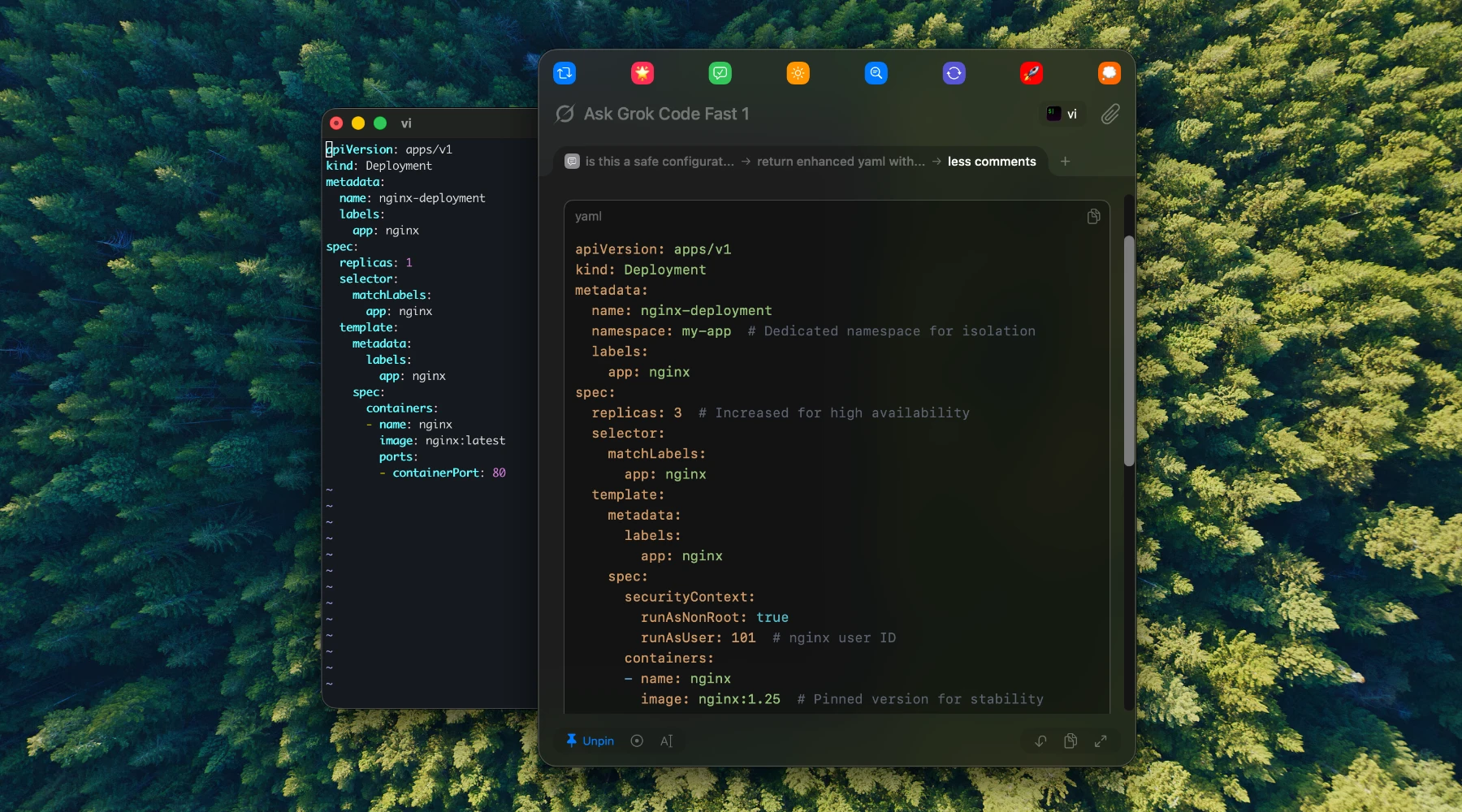 Fluent in Action – Rewriting Kuberneted Deployment