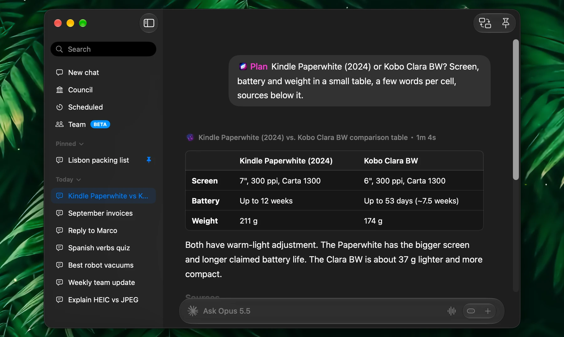 Fluent – The Chat Window