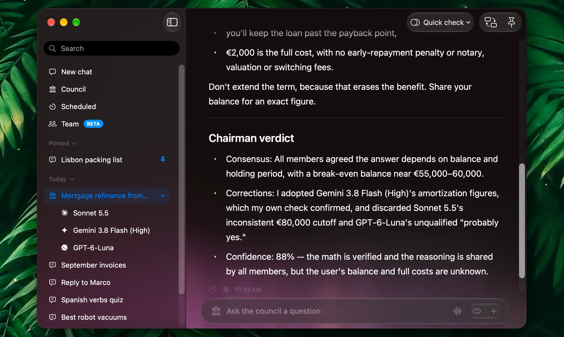 Fluent – The Chairman Verdict