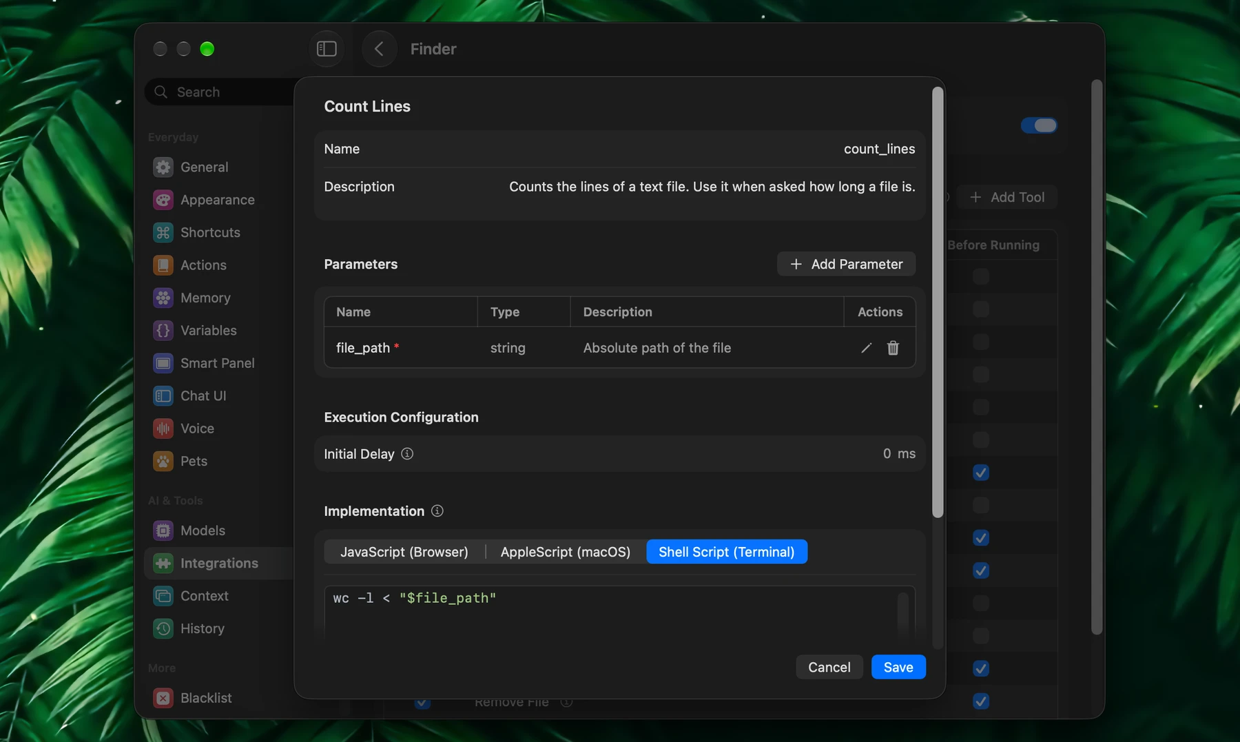 Fluent – Custom Tools