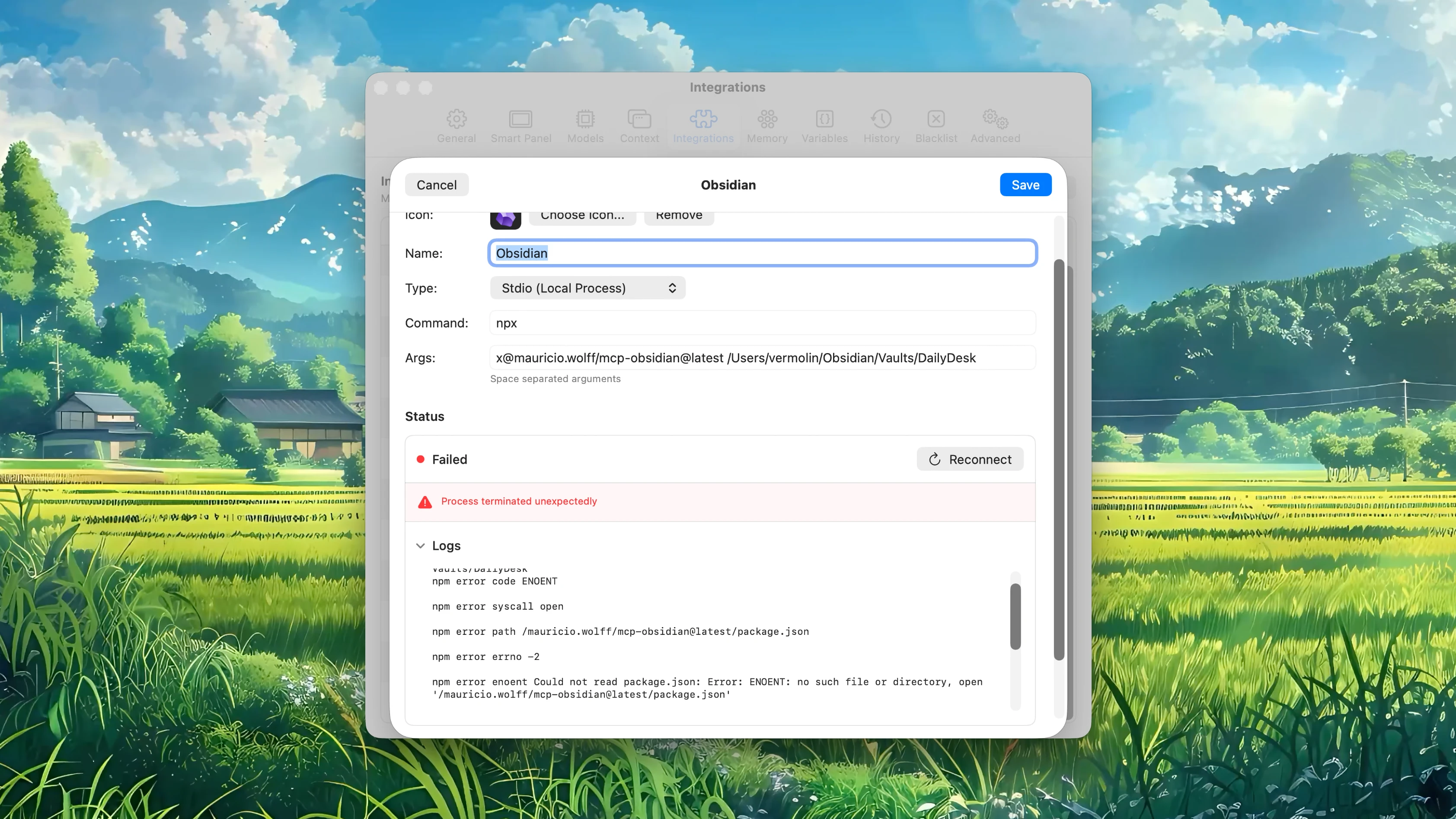 Fluent – Integrations Troubleshooting
