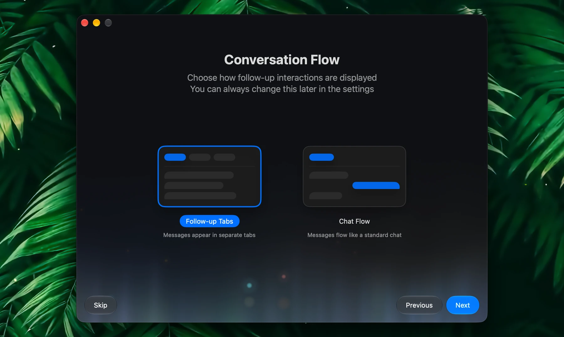 Fluent Onboarding – Conversation Flow
