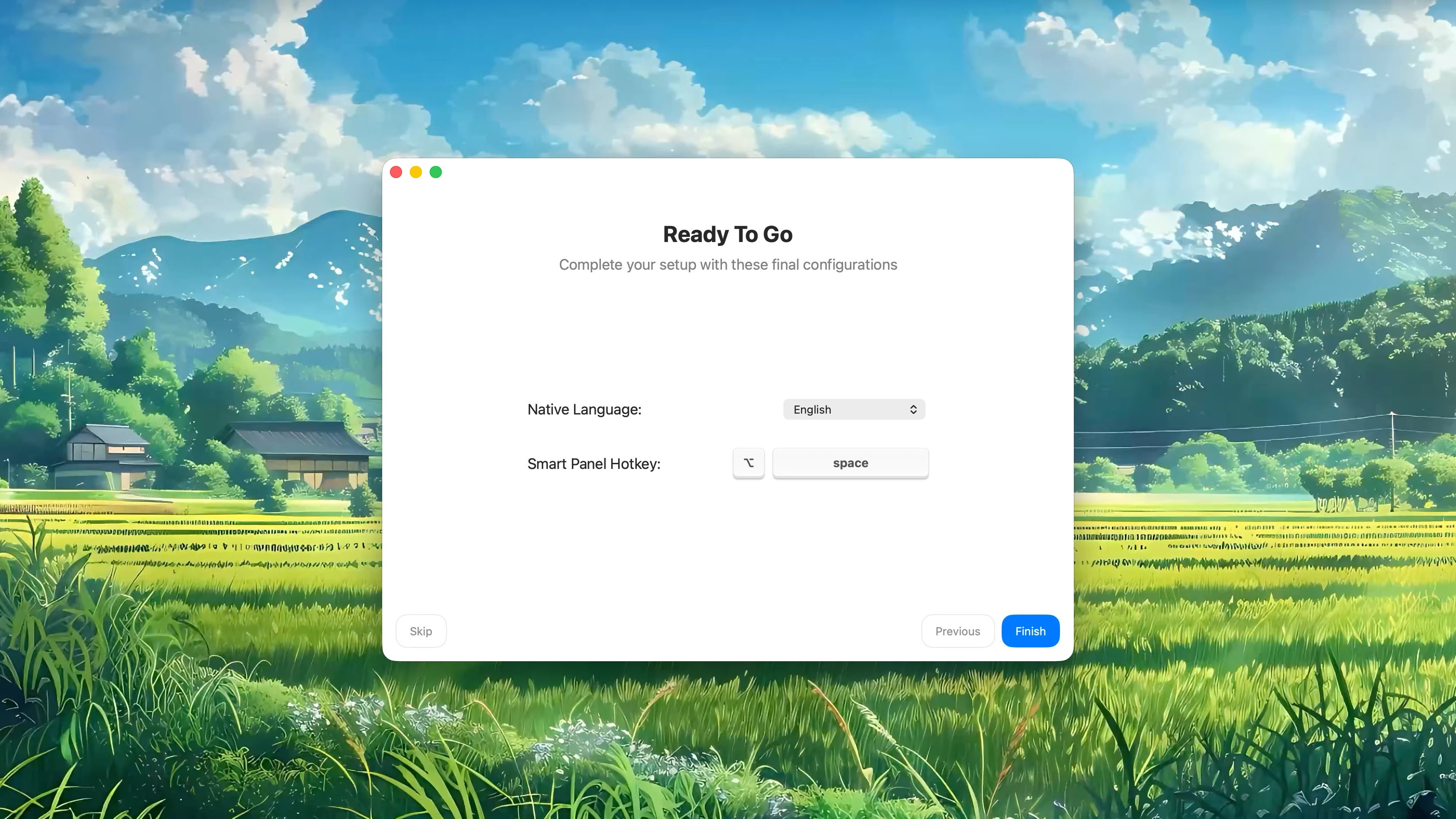 Fluent Onboarding – One More Thing...