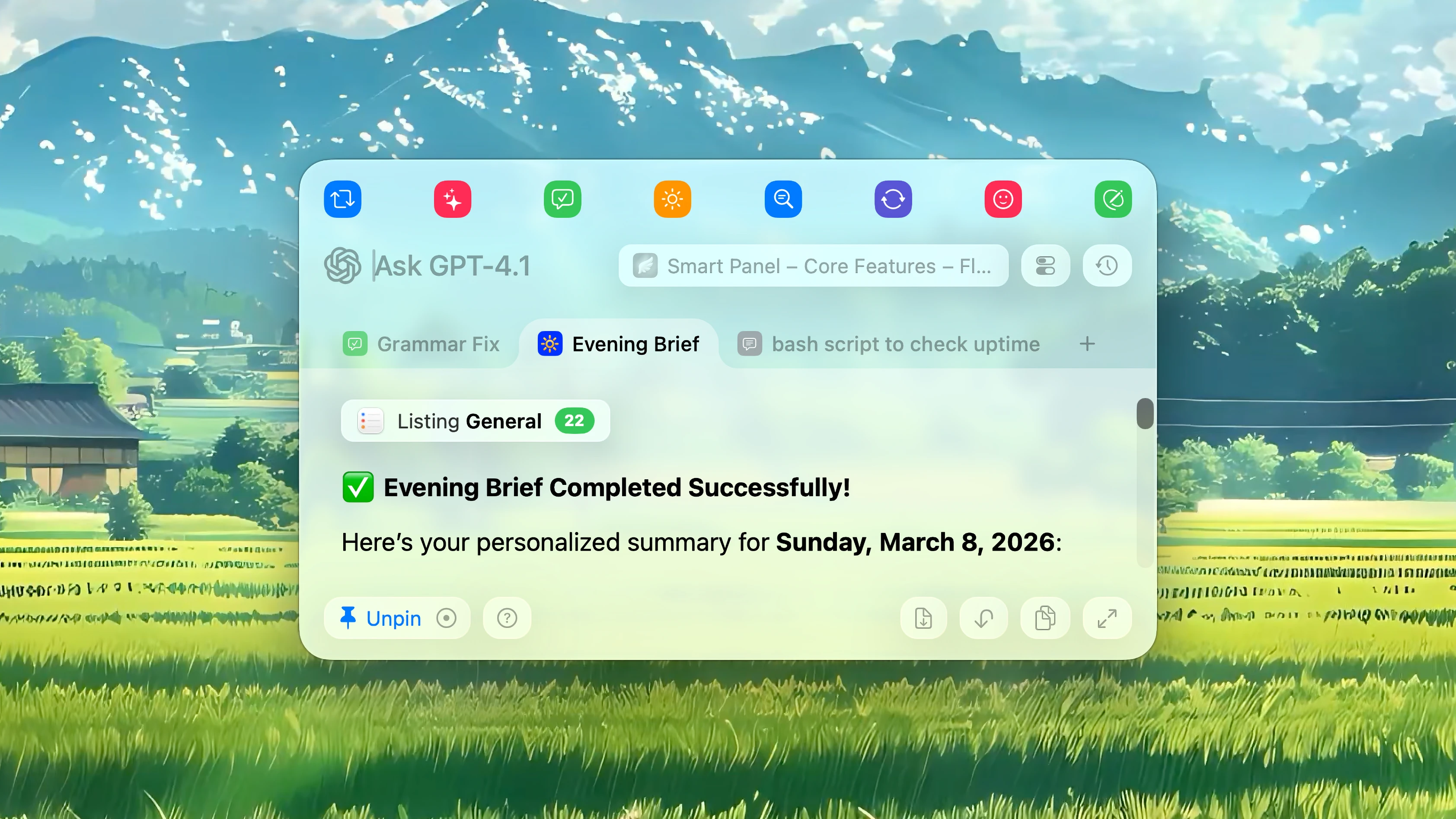 Fluent – The Smart Panel