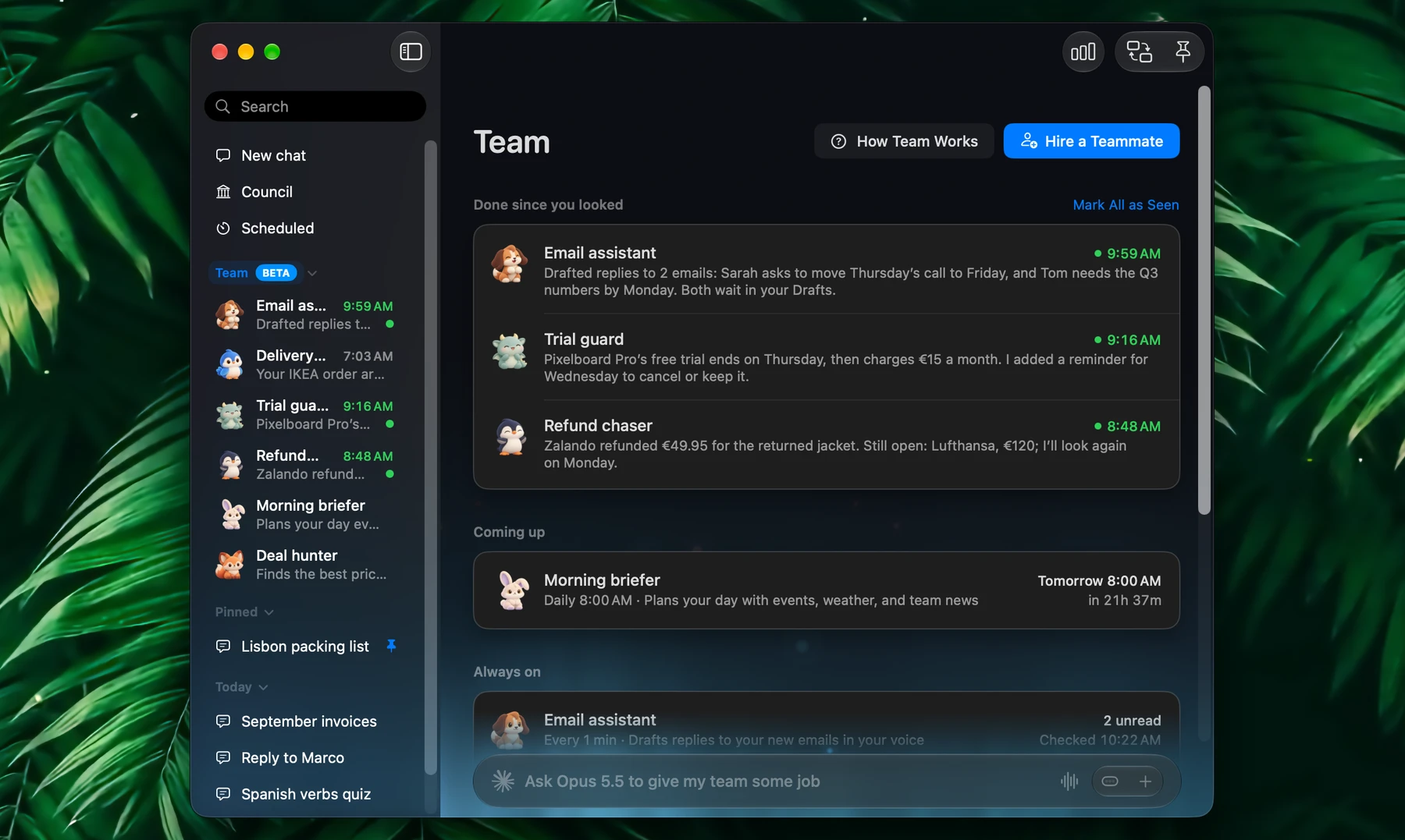 Fluent – The Team Page